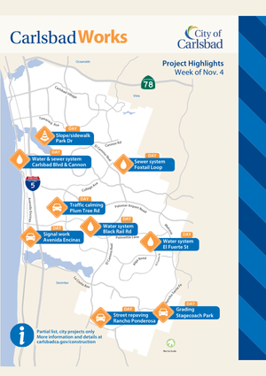 Construction lookahead map