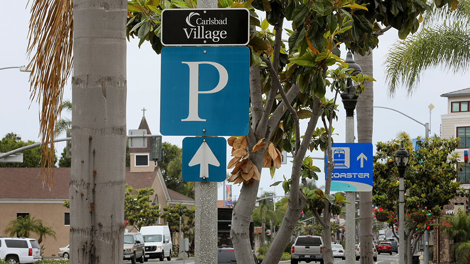 Parking sign