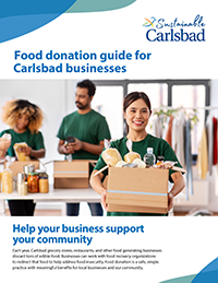 Food donation guide poster