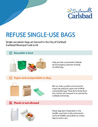 Plastic bag ban poster