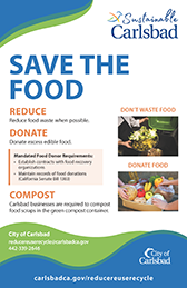 Save the food poster