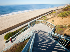 Beach stairs