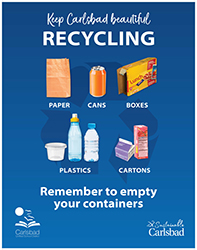 Cafeteria Recycling poster recycling