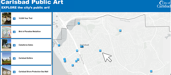 Public Art map image