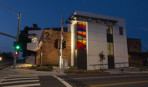 Fire station 2 exterior artwork